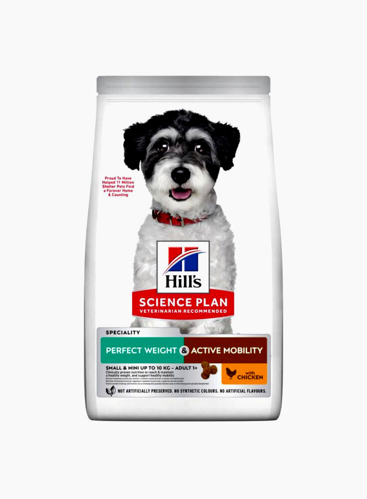 Hill's Science Plan Canine adult1+ Small&Medium Perfect Weight + Mobility 1.5kg