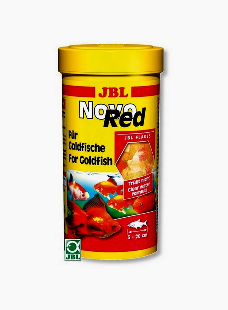 JBL Novo RED mangime per pesci rossi in confezione da 100 ml/16 g