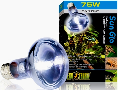 Exoterra Lampada Sun Glo Halogen-alogena Neodymium 75 w