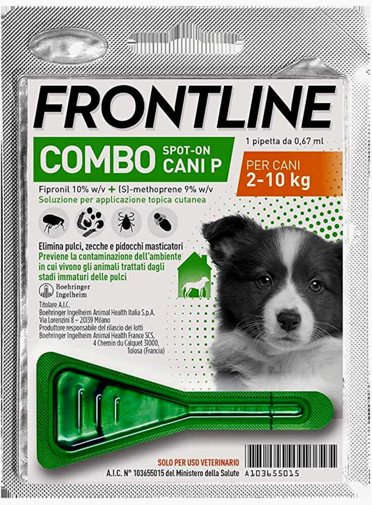 FRONTLINE COMBO SPOT-ON CANI PICCOLI 2-10KG 1 PIP 0,67 ML