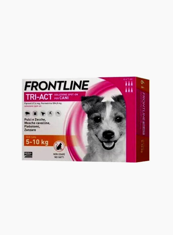 FRONTLINE TRI-ACT SPOT-ON S 5-10KG 6PIP