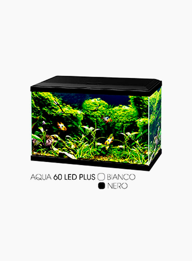 Askoll acquario AQUA 60 black led plus