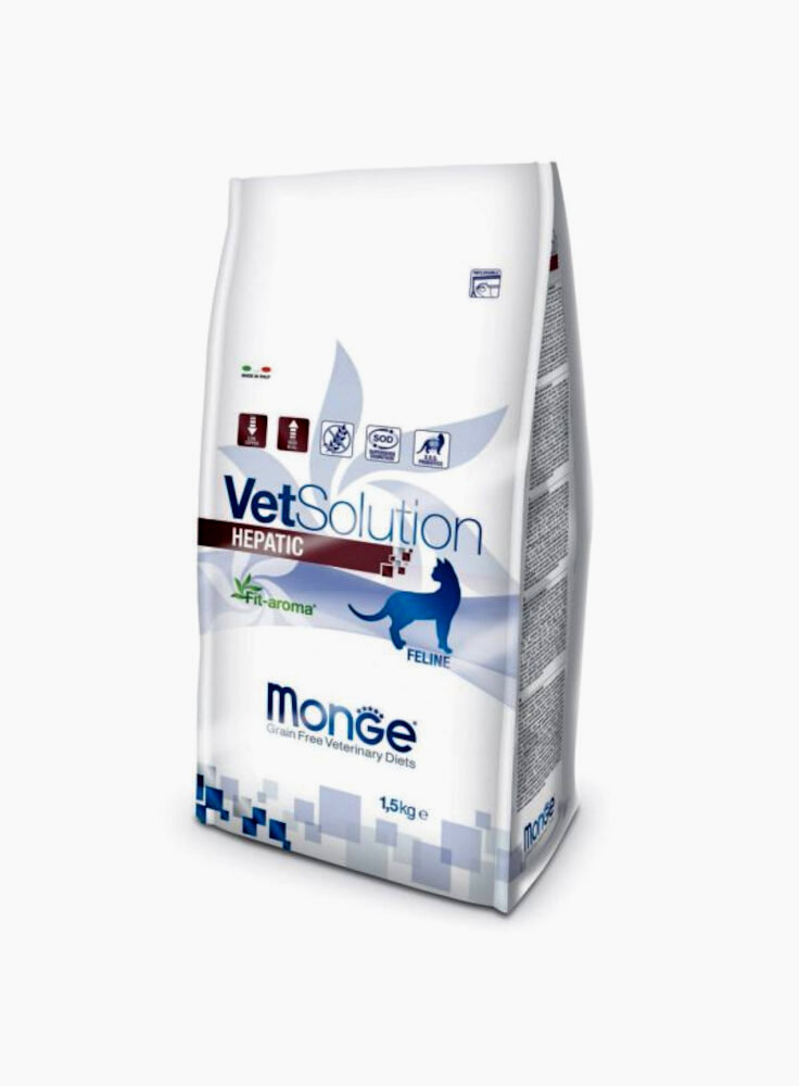 Monge HEPATIC VetSolution 1,5kg - gatto