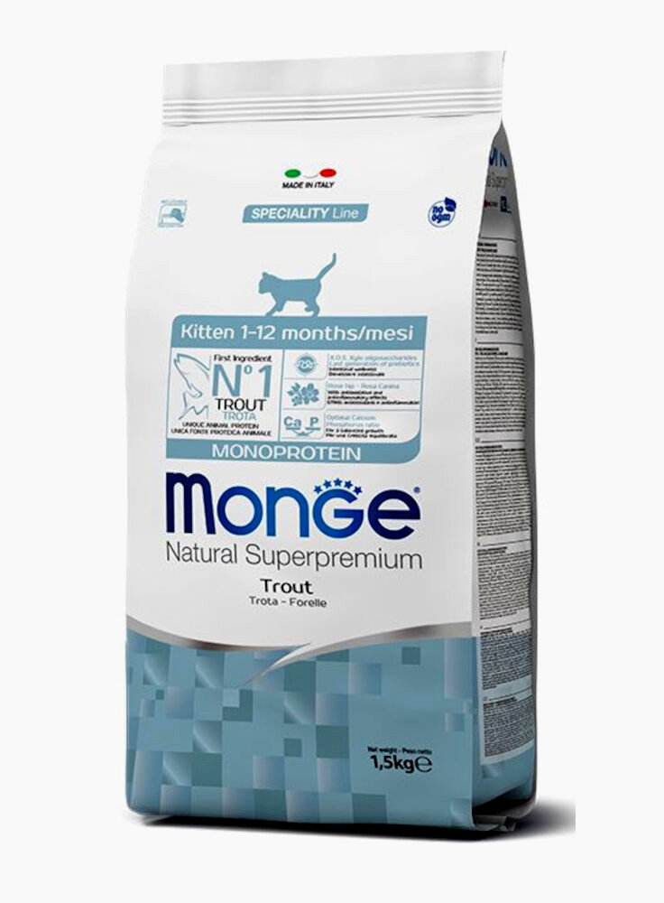 Monge KITTEN Monoprotein Trota SPECIALITY 400g - gatto