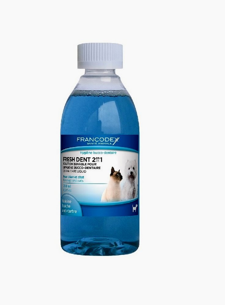 Francodex fresh dent collutorio per cani e gatti 250 Ml