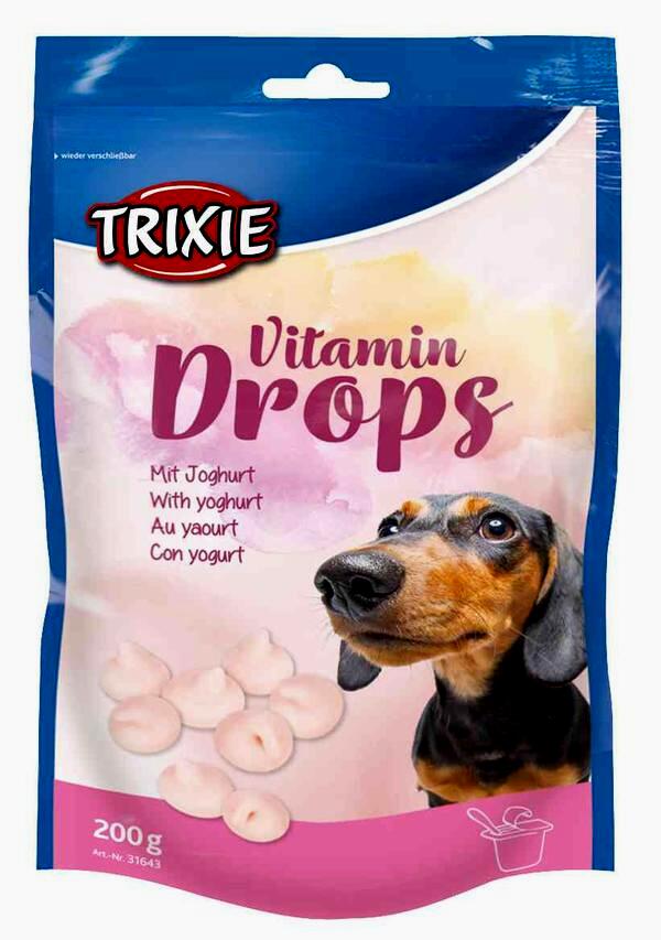 Trixie drops vitamine e yogurth 200gr