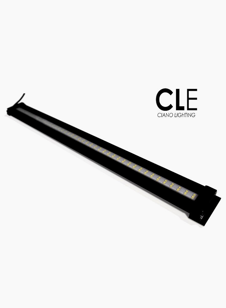 Gruppo luci led ricambio per acquari ciano pro nature led 120 nero