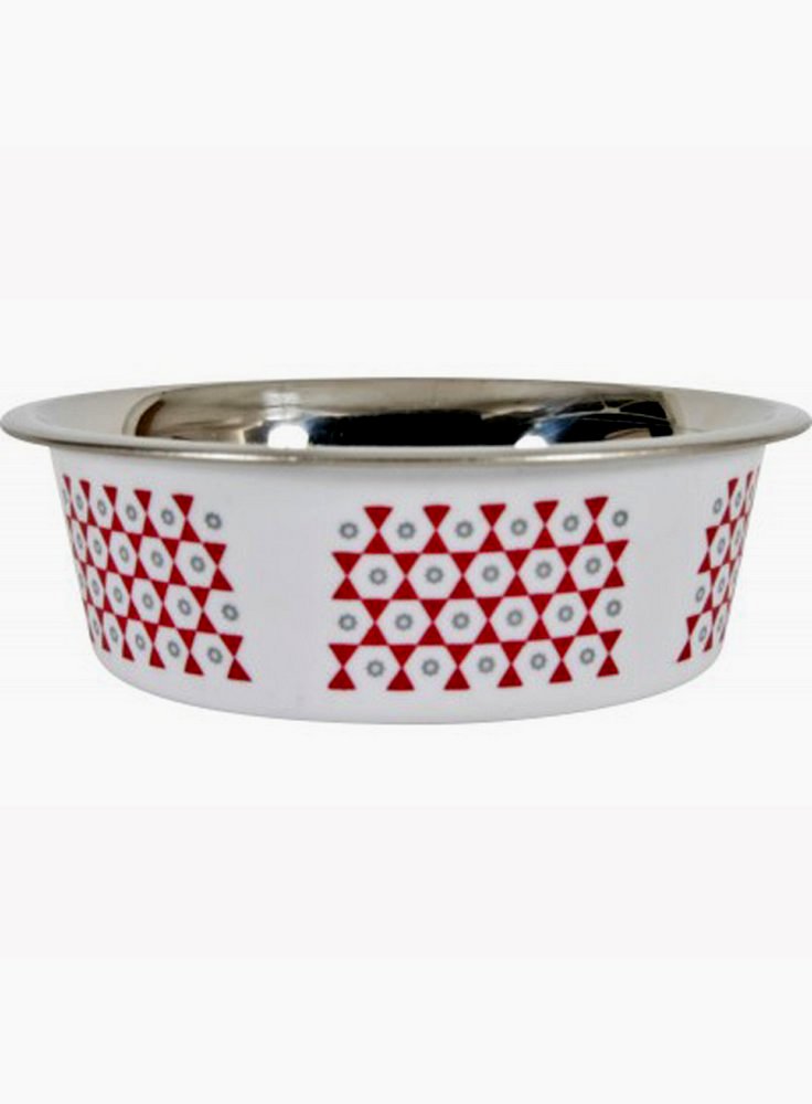 Ciotola per cani Zolux INOX YUMMI 21 CM ROSSA 1.5 LT.