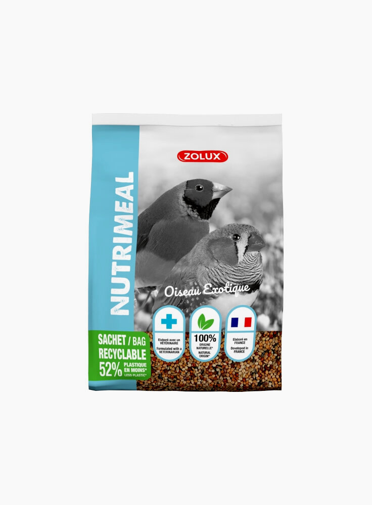 Nutri meal mangime per uccelli esotici 800gr