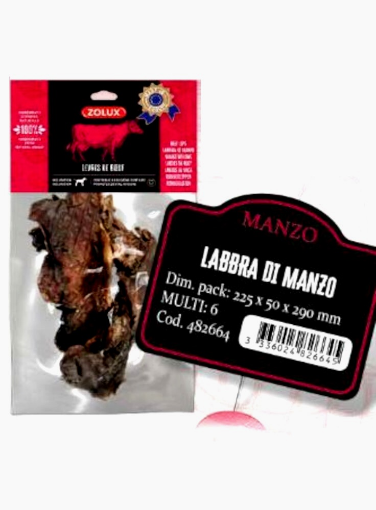 LABBRA DI MANZO 200g SNACK NATURALE ZOLUX