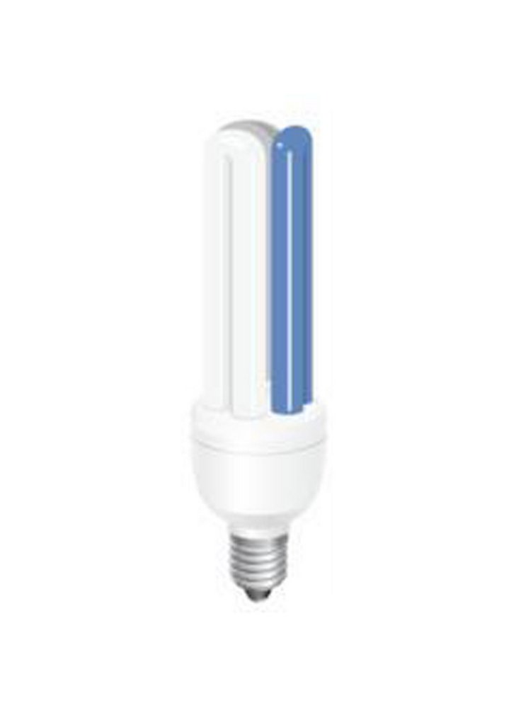 Lampada energy saving BIANCA/BLU 12.000k/25.000k attacco E27 24 watt/3U