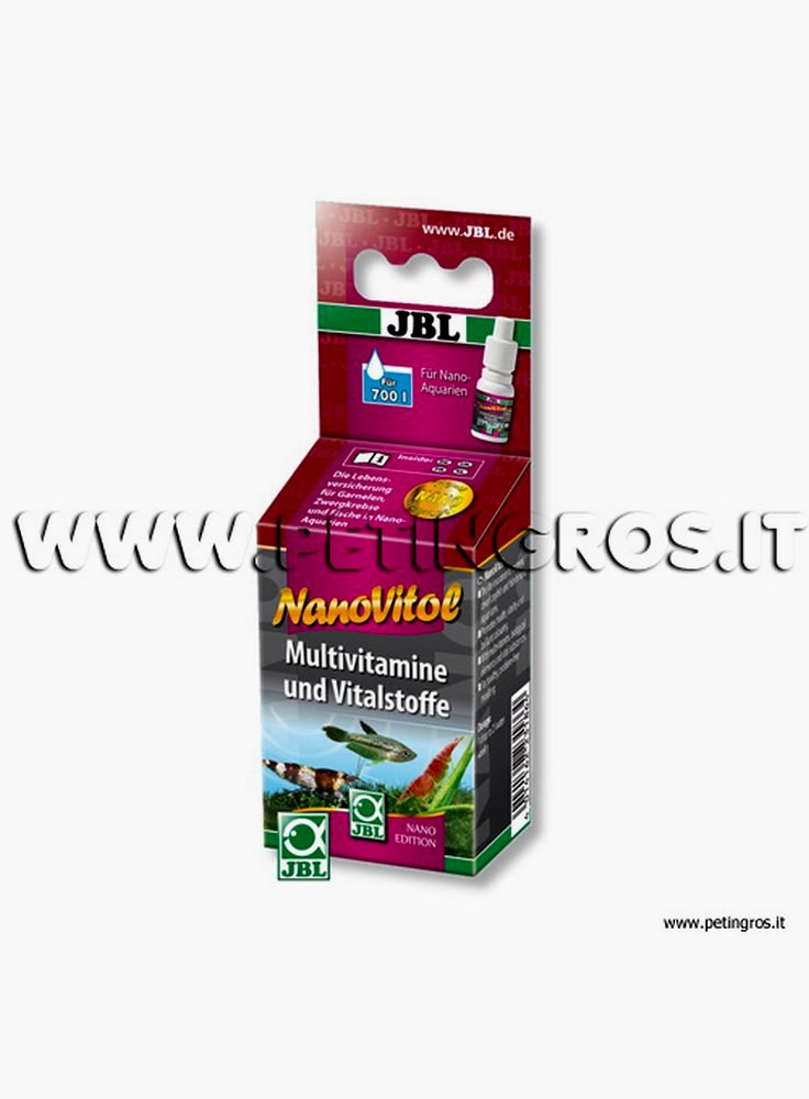 JBL Nano Vitol integratore multivitaminico per pesci - 15 ml per 700 litri