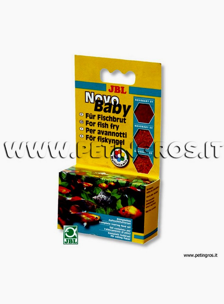 JBL Novo BABY, tris di mangimi per avannotti- 3 x 10 ml/18 g