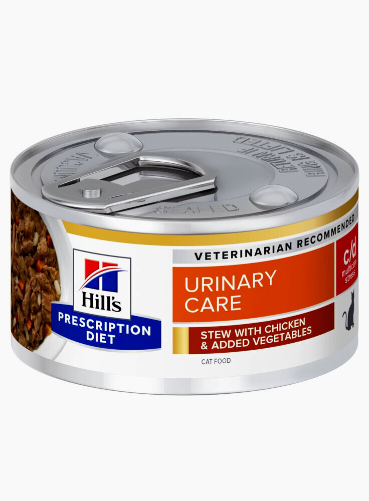 Hill's Prescription Diet c/d Multicare Stress al Pollo e Verdure per Gatti 82gr