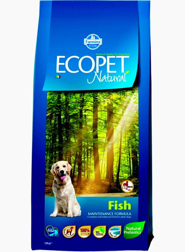 ECOPET NATURAL FISH MAXI KG. 12