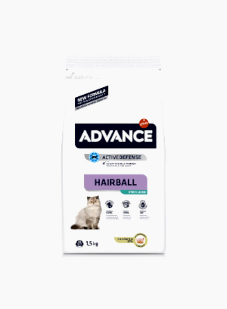 ADVANCE HAIRBALL STERILIZED CAT 1,5kg