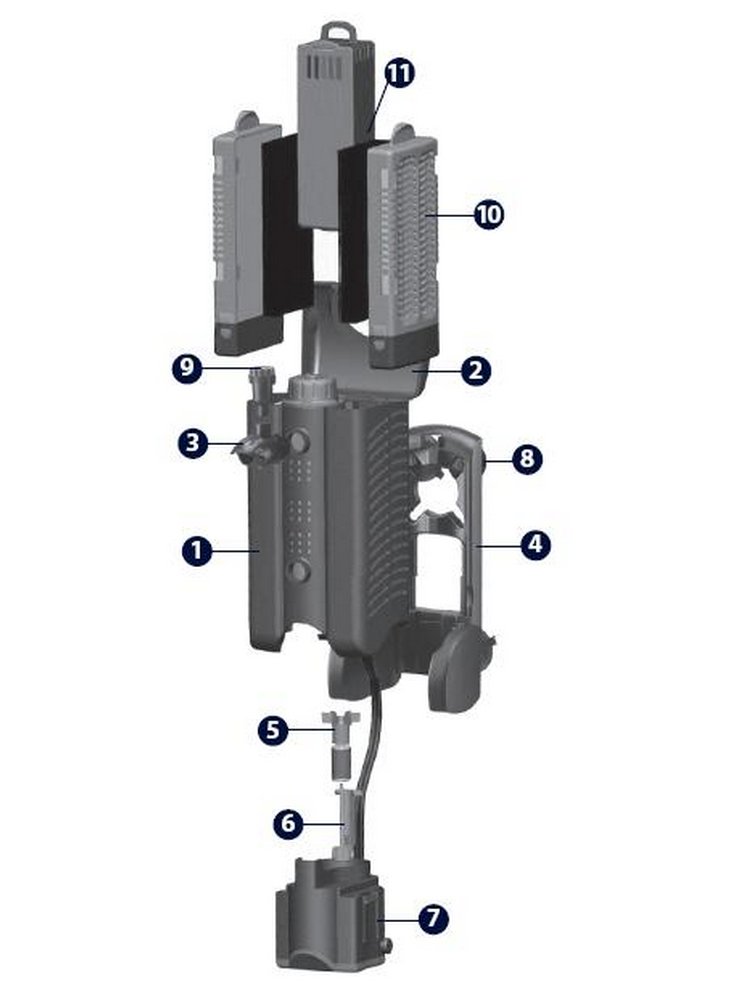 Carbone ricambio kompatto k4 2pz