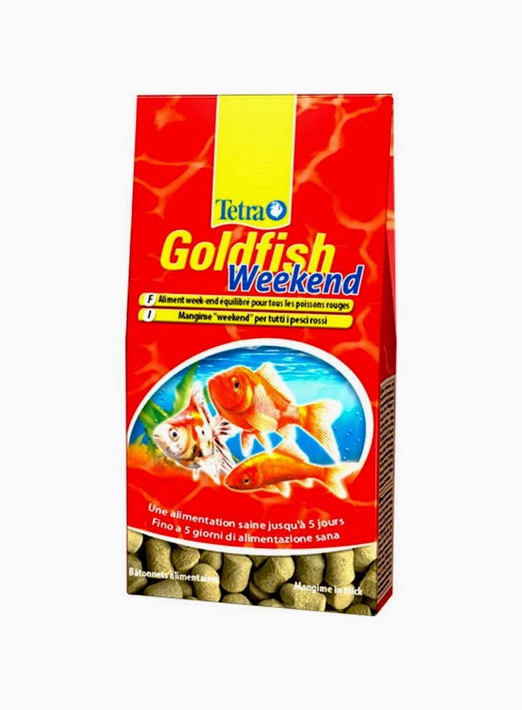 Tetra goldfish weekend 40 stick cibo per 7 giorni