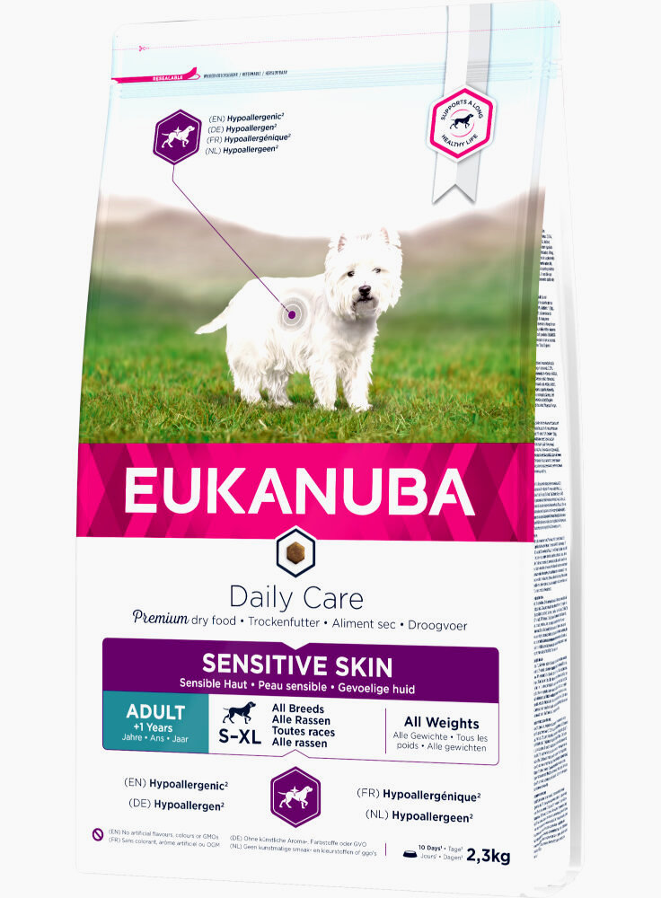 Eukanuba Dog Daily Care Adult Sensitive Skin All Breeds Chicken