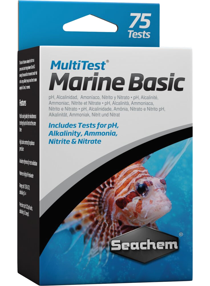 Seachem MultiTest Silicate Marine basics Iron Ammonia