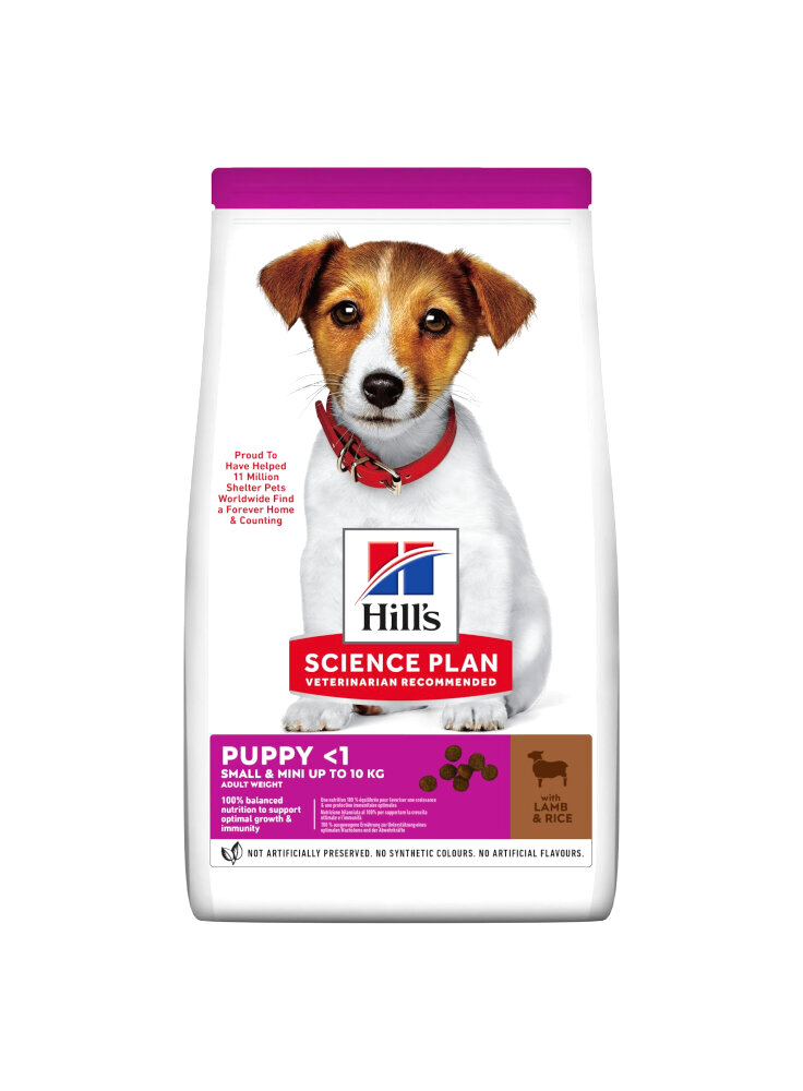 Hill's cane Puppy Small & Mini Agnello e riso