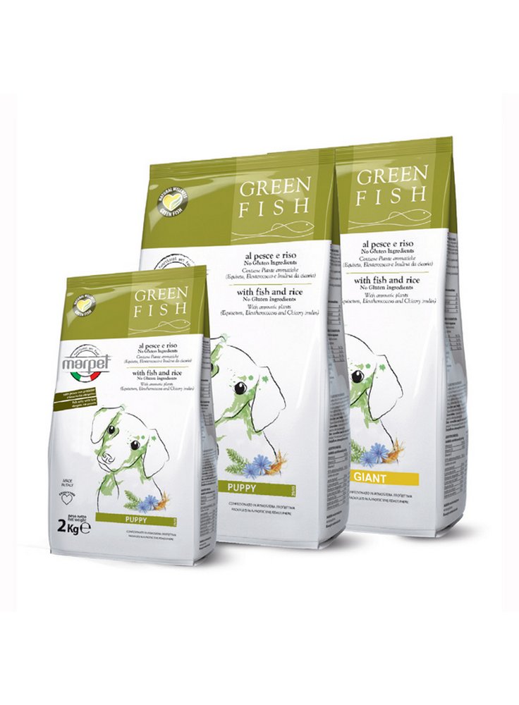 Cibo per cani GREENFISH puppy giant 12 kg