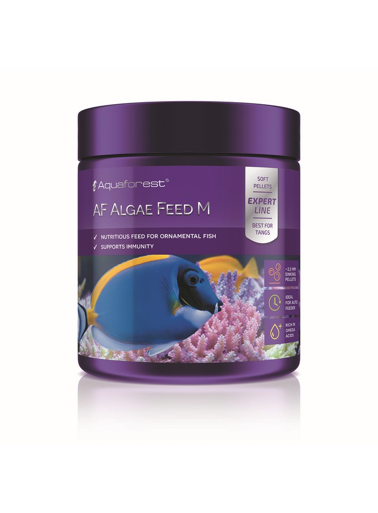 AQUAFOREST - AF ALGAE FEED M, Mangime pellets affondanti - 120gr