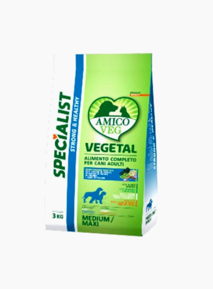 AMICO VEG ADULT MEDIUM STRONG & HEALTHY Piselli e Alghe 3Kg - Linea Specialist