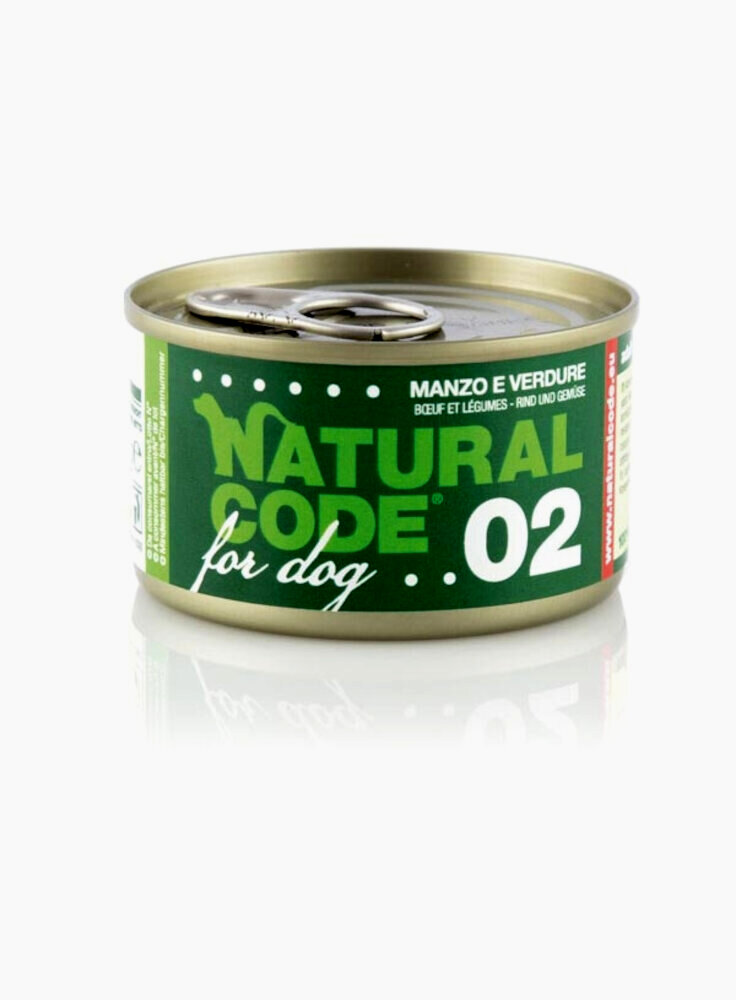 CODE 02 MANZO E VERDURE 90g - DOG