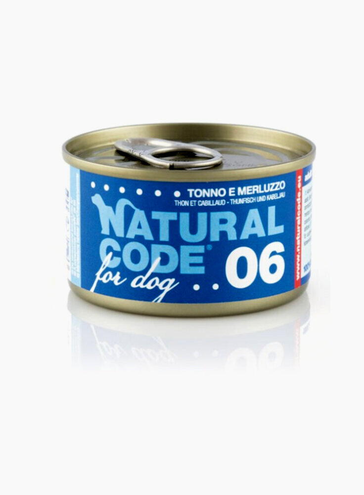 CODE 06 TONNO E MERLUZZO 90g - DOG