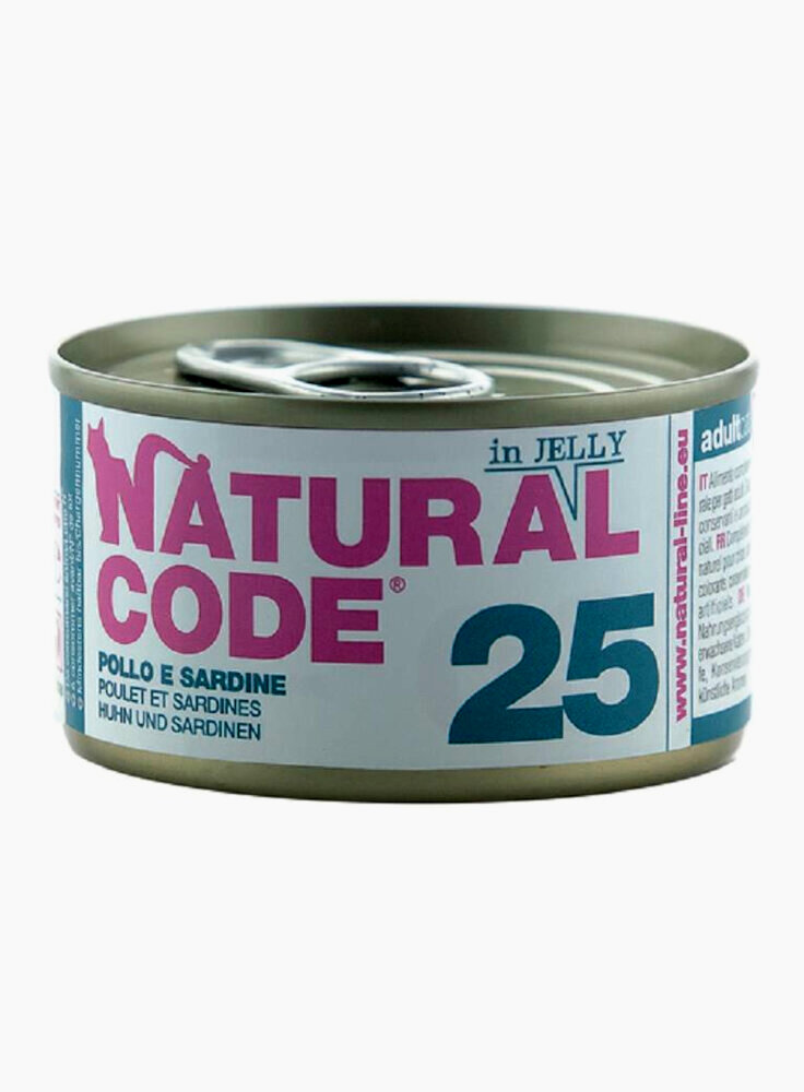 CODE 25 POLLO E SARDINE Jelly 85g lattina - CAT