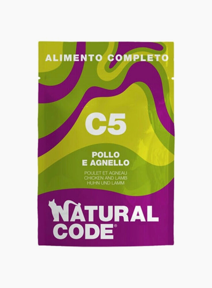 CODE C5 POLLO E AGNELLO completo busta 70g - CAT