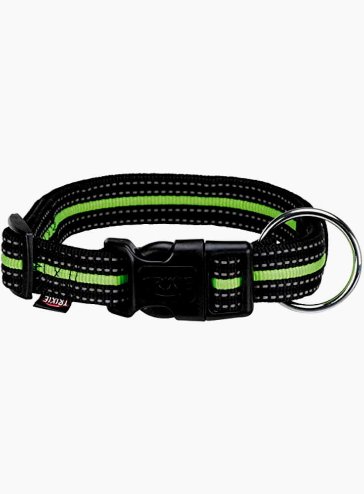 Collare per cane trixie 35-55 cm verde e nero