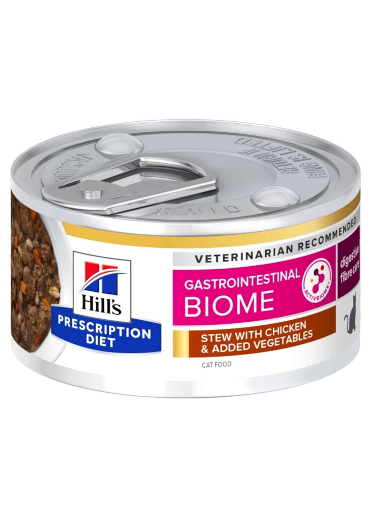 Hill's Lattina Gastrointestinal Biome gatto pollo&verdure 82gr