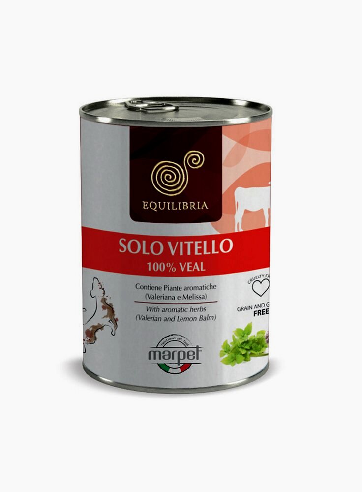 Cibo per cani EQUILIBRIA SOLO Monoproteico vitello 400 gr