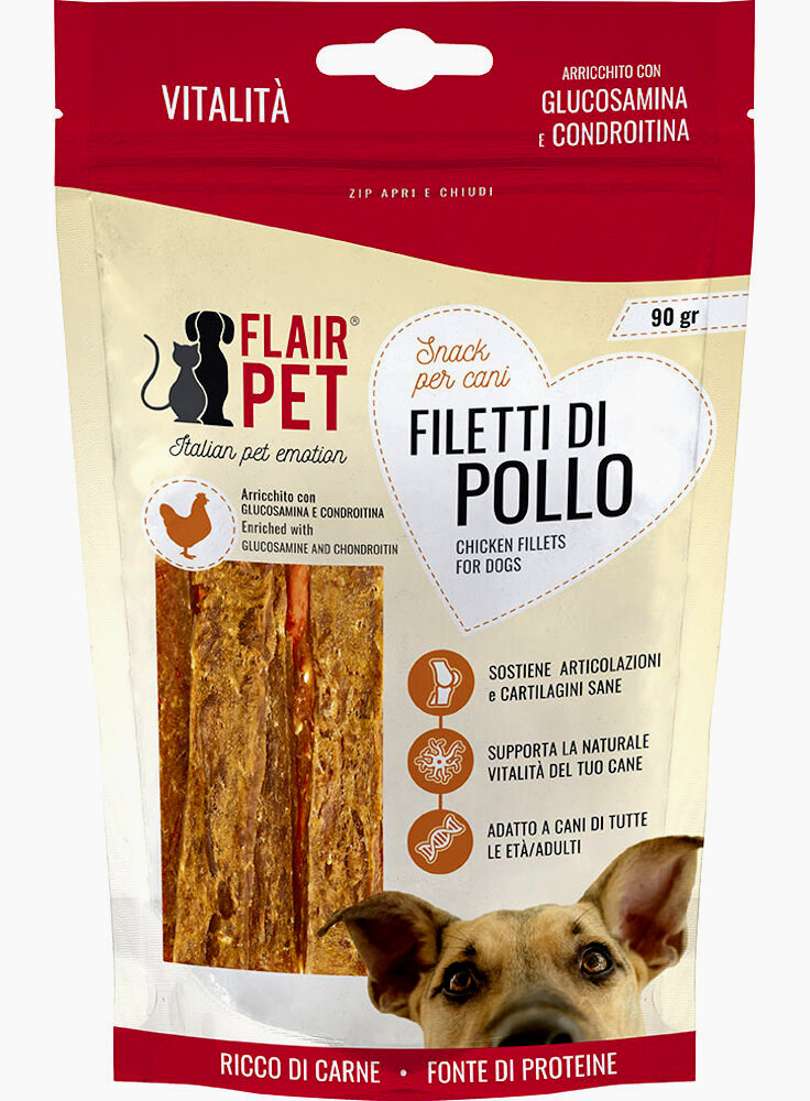 FILETTI DI POLLO con GLUCOSAMINA - CONDROITINA 90 GR