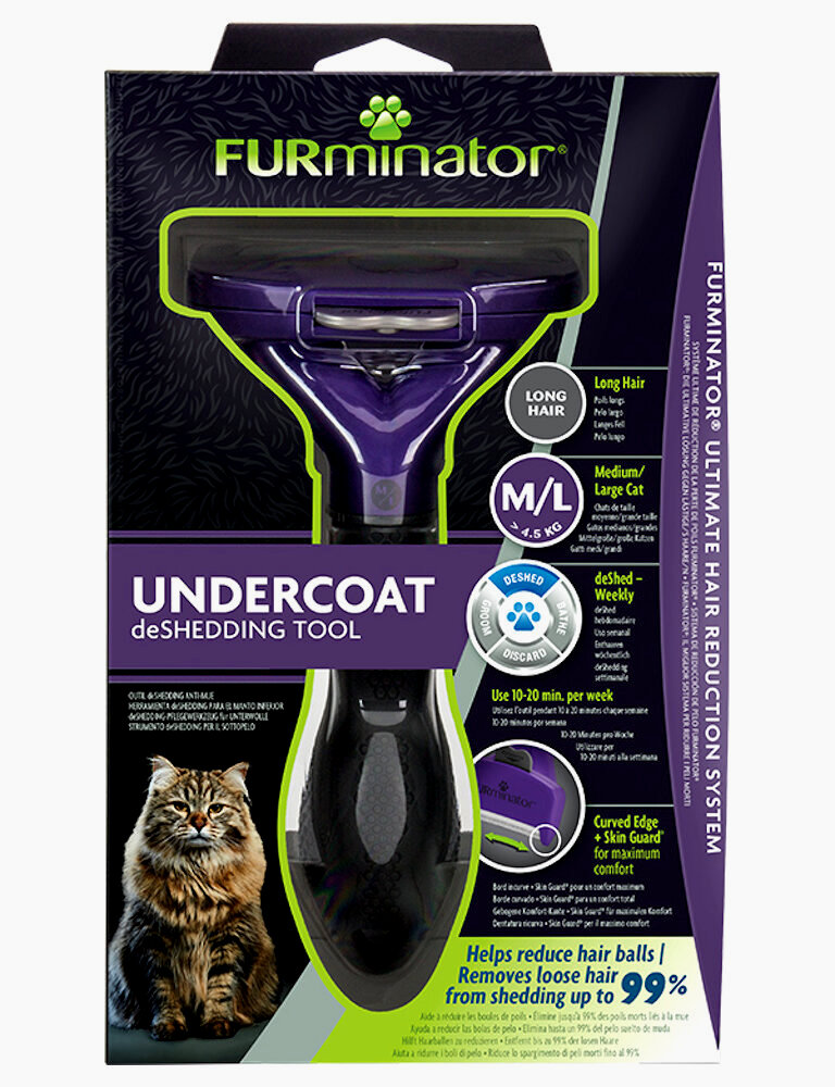 FURminator Professional - STRUMENTO per Gatti a Pelo Lungo   large