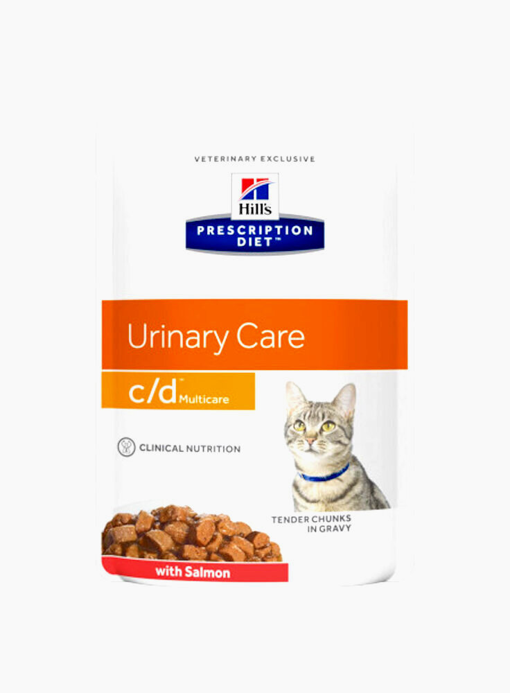 Hill's Buste Gatto Urinary Care c/d salmone 12x85gr