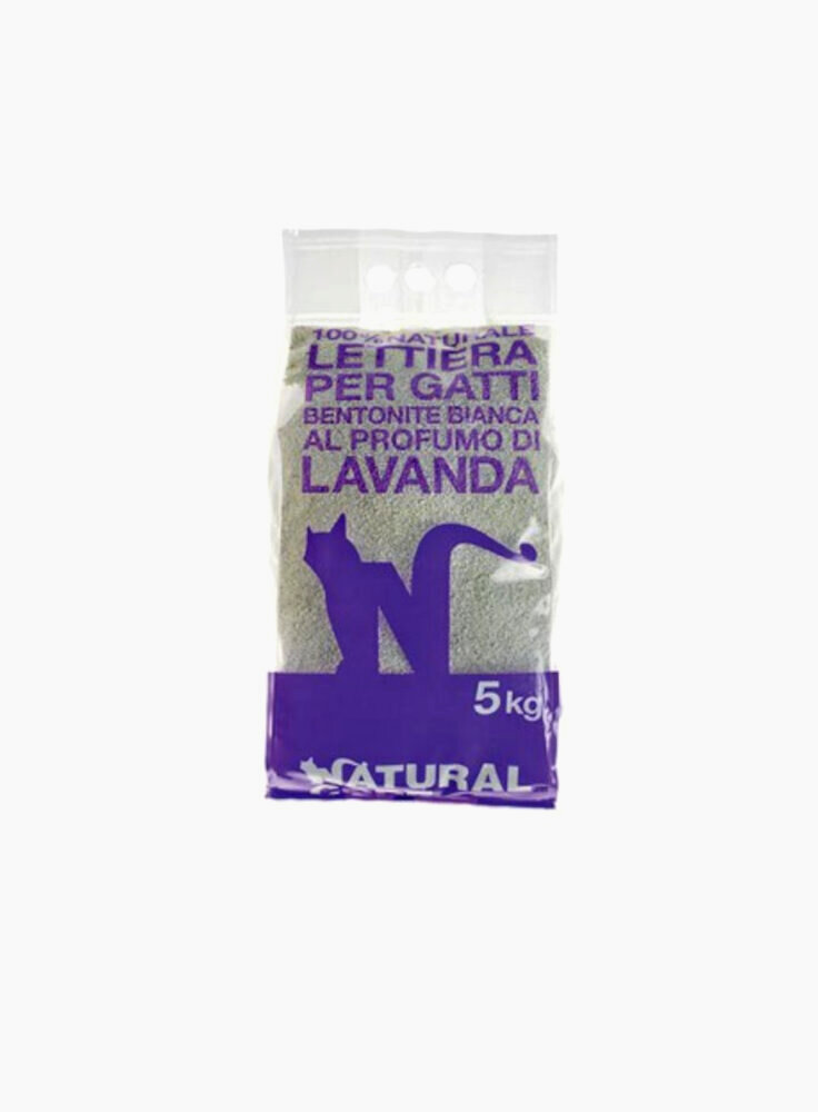 LETTIERA BENTONITE LAVANDA Sacchetto 5kg