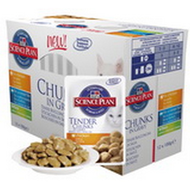 Hill's Bocconcini Kitten 12x85g multipack 6 pollo 6 pesce