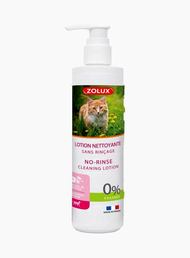 ZOLUX LOZIONE PULIZIA A SECCO PER GATTI 250 ML