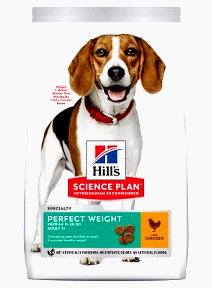 Hill's Science Plan cane adult medium Perfect Weight 2kg