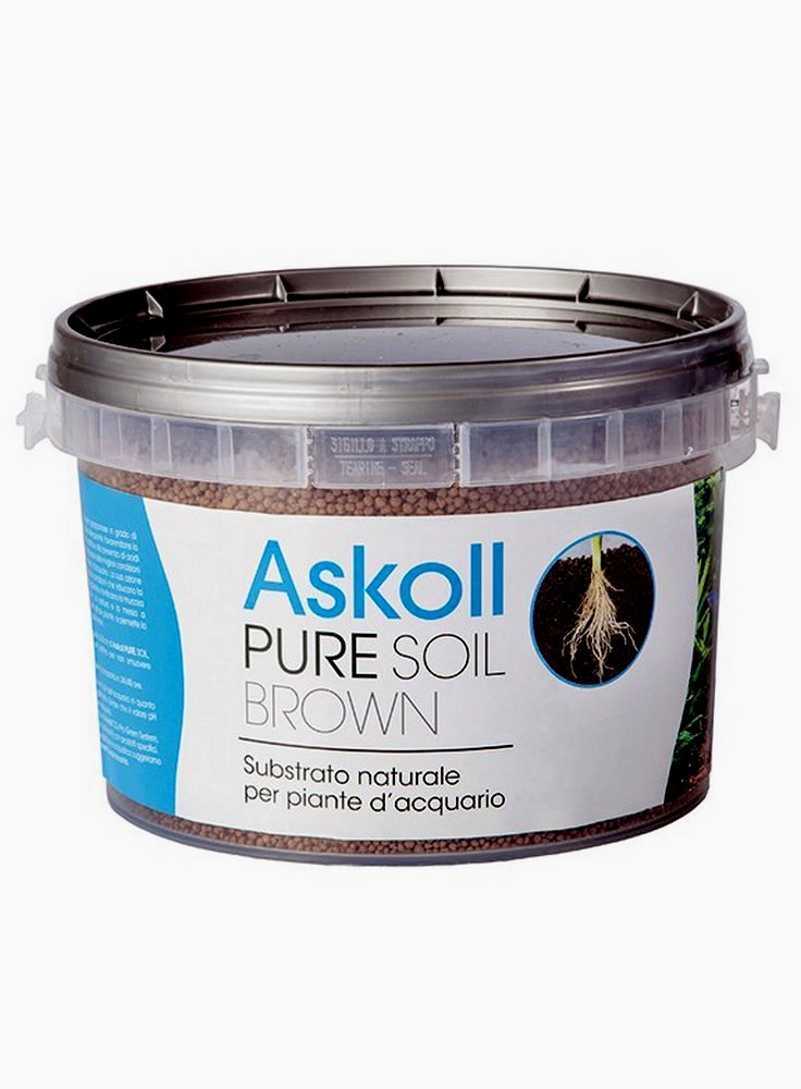 Askoll pure soil 4.4 Lt substrato per acquari