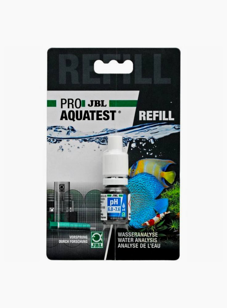 JBL REFIL ricarica di ricambio per test analsi valori PH 6,0 - 7,6 in acquario