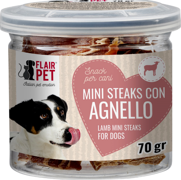 MINI STEAKS CON AGNELLO 70 GR