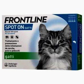 frontline spot on gatti 0,5ml 4 pipette