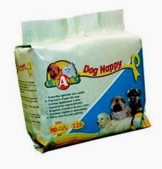 Pannoloni dog nappy per cuccioli 4-7kg 12pz