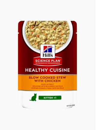 Hill's SP Kitten Healthy Cuisine Pollo e Verdure 12x80g