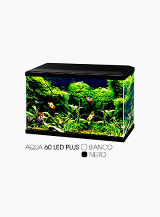 Askoll acquario AQUA 60 black led plus