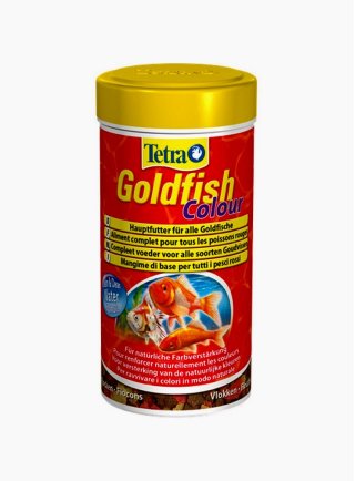 Tetra goldfish colour mangime pesci rossi colorazione